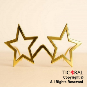 ANTEOJO ESTRELLA ORO x 1